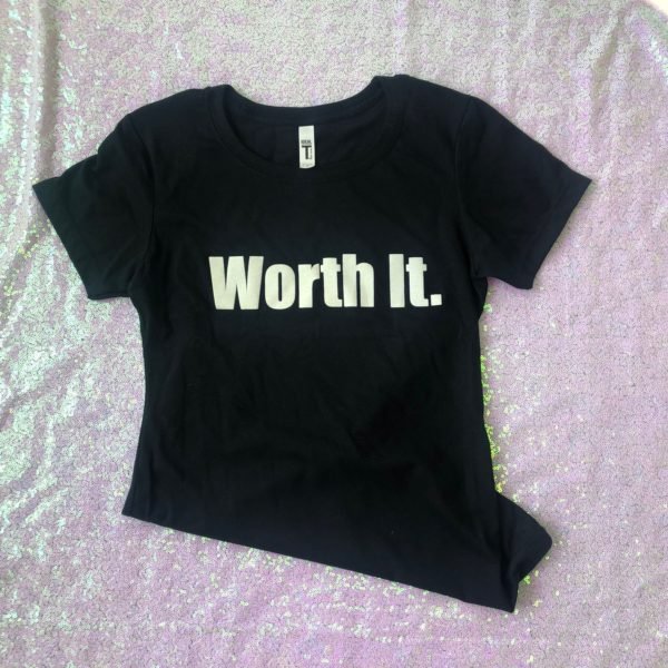 Worth It Tee Black - Image 3