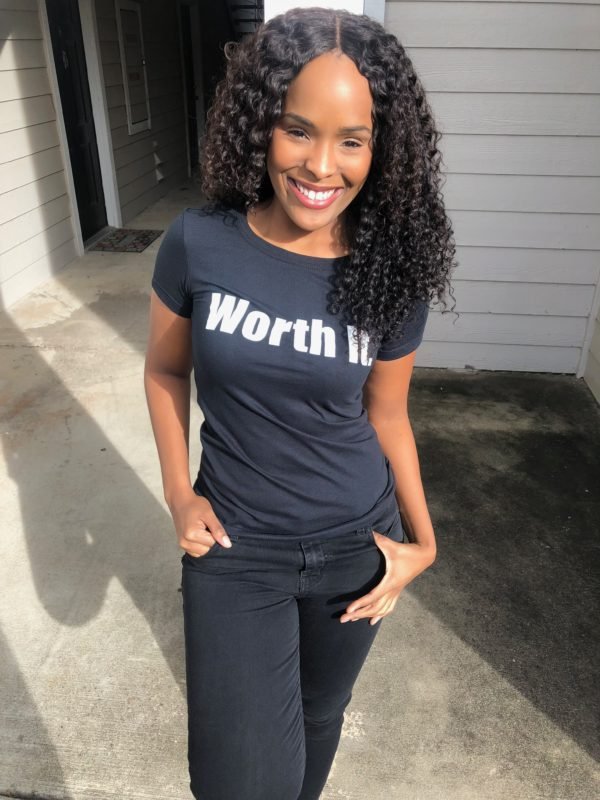 Worth It Tee Black